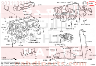 9031189005,SEAL, ENGINE REAR OIL,صوفة 