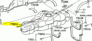 770010K500,TANK SUB-ASSY, FUEL,خزان الوقود