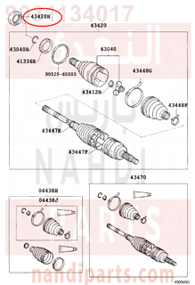 9031134017,SEAL, OIL(FOR TRANSMISSION CASE),صوفة زيت عكس أمامي يسار