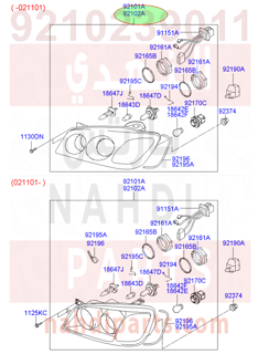 9210239011,LAMP ASSY-HEAD,RH,N/A