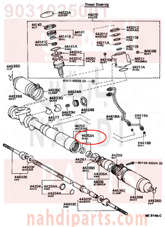 9031025001,SEAL, OIL(FOR POWER STEERING RACK HOUSING),صوفة 