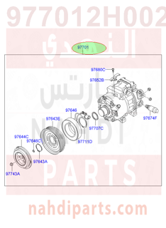 977012H002,COMPRESSOR ASSY,2H000--2H040 كمبروسر