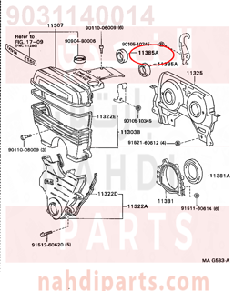 9031140014,SEAL, OIL(FOR CAMSHAFT),صوفة 