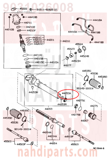 9031026008,SEAL, OIL, NO.1(FOR POWER STEERING CYLINDER TUBE),صوفة 