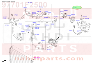 97701F2500,COMPRESSOR ASSY,A5502 كمبروسر