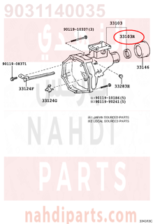 9031140035,SEAL, OIL(FOR MANUAL TRANSMISSION EXTENSION HOUSING),صوفة 