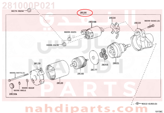 281000P021,STARTER ASSY,سلف 