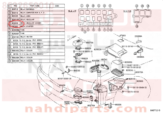 8592650010,RELAY, HEADLAMP DIMMER,كتاوت ، كشافات DIMMER