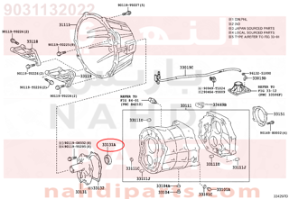 9031132022,SEAL, OIL(FOR TRANSMISSION FRONT BEARING RETAINER),صوفة زيت