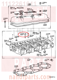 1112261011,BUSH, INTAKE VALVE GUIDE,صمام  بلف 