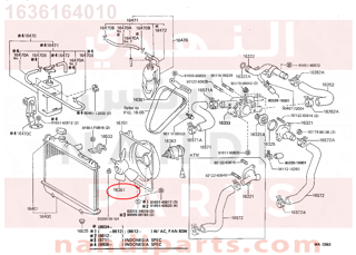 1636164010,FAN,مروحة الرديتر - ريشه المروحه فقط 