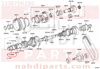 333670K280,RING, SYNCHRONIZER (FOR TRANSFER FRONT DRIVE CLUTCH),صوفة  رنج 