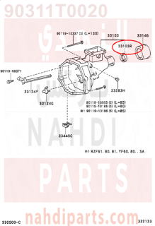 90311T0020,SEAL, OIL(FOR MANUAL TRANSMISSION EXTENSION HOUSING),صوفة 