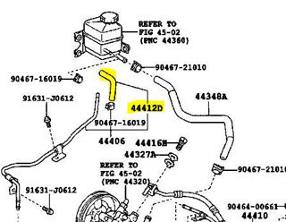 444128Y005,HOSE, RETURN, NO.1,خرطوم