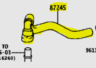 8720933070,HOSE, HEATER WATER, INLET,خرطوم، سخان المياه، داخلى 