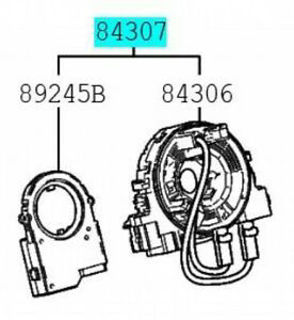 8430748150,CABLE SUB-ASSY, SPIRAL W/SENSOR,سلك