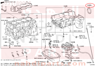 9031189006,SEAL, ENGINE REAR OIL,صوفة 