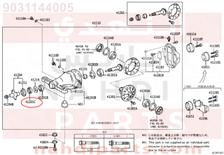 9031144005,SEAL, OIL (FOR REAR DIFFERENTIAL CARRIER),صوفة 