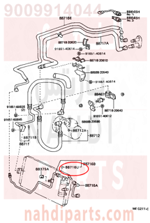 9009914044,RING, O(FOR COOLER REFRIGERANT LIQUID PIPE),صوفة  رنج 