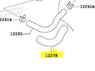 122780H040,INSULATOR, VENTILATION HOSE HEAT,قاعدة  