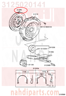 3125020141,DISC ASSY, CLUTCH,ملحق الجربكس 