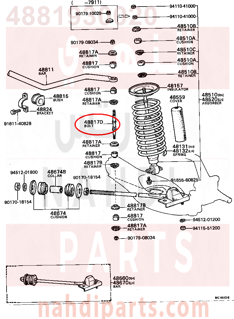 4881930020,BOLT(FOR FRONT STABILIZER),مسمار 