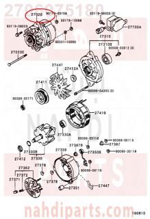 2706075180,ALTERNATOR ASSY,دينمو كهرباء - دينمو الشحن