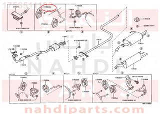 1756511100,RING, CATALYTIC CONVERTER,مسمار 