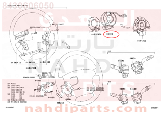 8430606050,CABLE SUB-ASSY, SPIRAL,شريحة دركسون 