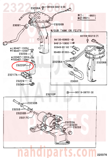 2322166040,PUMP ASSY, FUEL,طرمبة بنزين