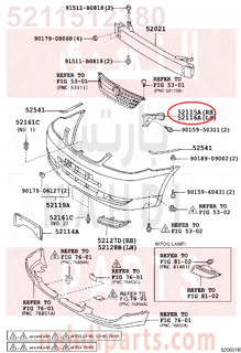 5211512380,SUPPORT, FRONT BUMPER SIDE, RH,قاعدة صدام امامى يمين