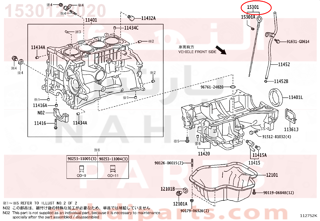 1530128020,GAGE SUB-ASSY, OIL LEVEL,عيار زيت 