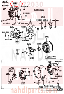 2702072030,ALTERNATOR ASSY,دينمو كهرباء - دينمو الشحن