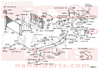 1648022050,TANK SUB-ASSY, RADIATOR RESERVE,قربة 
