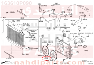 163610P090,FAN, NO.2,مروحة لديتر