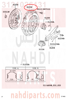 3121026131,COVER ASSY, CLUTCH,دزك كلتش 