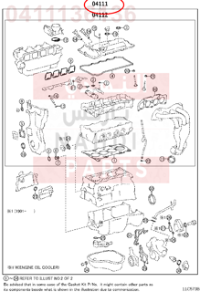 0411136136,GASKET KIT,طقم وجيه