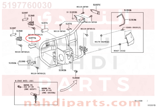 5197760030,FILM, SPARE WHEEL CARRIER, NO.3, جلدة فيبر الاسبير الاحتياطي  