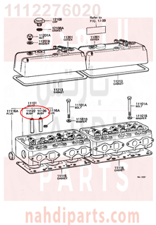 1112276020,BUSH, INTAKE VALVE GUIDE,صمام  بلف 