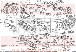 353300W090,STRAINER ASSY, OIL FILTER,فلتر زيت القير