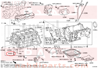 90910T2008,BOLT(FOR CRANKSHAFT BEARING CAP SET),مسمار 