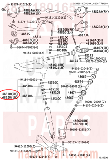 4851180165,ABSORBER ASSY, SHOCK, FRONT RH,مساعد أمامي يمين