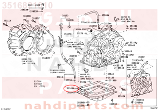 3516821010,GASKET, AUTOMATIC TRANSAXLE OIL PAN,قازقيت كرتير الجيربوكس 