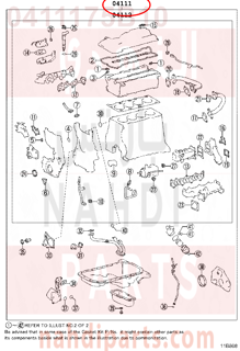 0411175B10,GASKET KIT,طقم وجيه