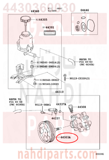 4430360030,SHAFT SUB-ASSY, W/PULLEY,عمود 