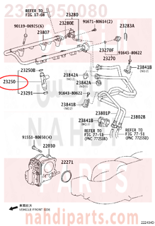 2320950080,INJECTOR ASSY, FUEL,بخاخ وقود