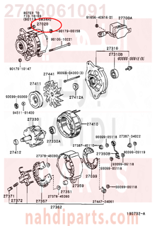 2706061091,ALTERNATOR ASSY,دينمو كهرباء - دينمو الشحن