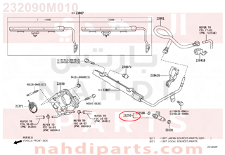 232090M010,INJECTOR ASSY, FUEL,بخاخ وقود