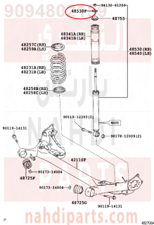 9094802159,RETAINER, SHOCK ABSORBER CUSHION(FOR REAR),حلقة مسمار مساعد