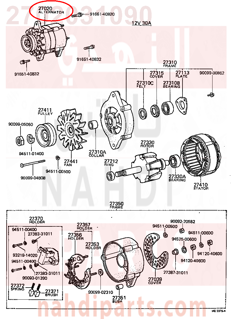 2702031090,ALTERNATOR ASSY,دينمو كهرباء - دينمو الشحن